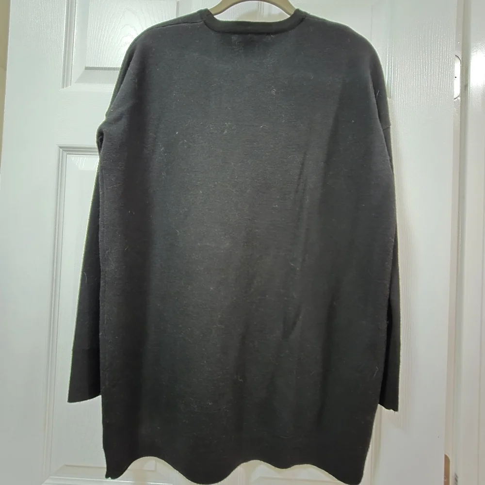 J. Crew Merino Wool Blend Long Cozy Cardigan Sweater With Pockets XS